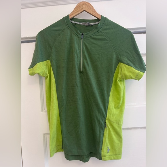 Green Smartwool T-Shirt - Picture 1 of 5